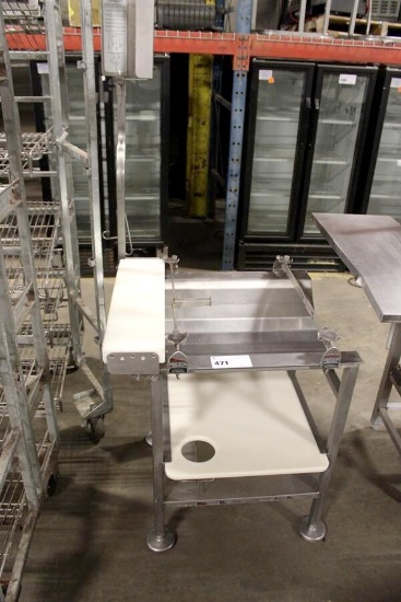 FACE TO FACE MEAT SLICER CART
