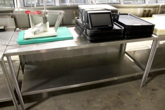 6FT STAINLESS STEEL TABLE