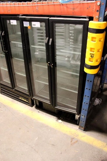 TRUE GDM-30-LD 2-DOOR SELF CONTAINED COOLER- MISSING BOTTOM COVER