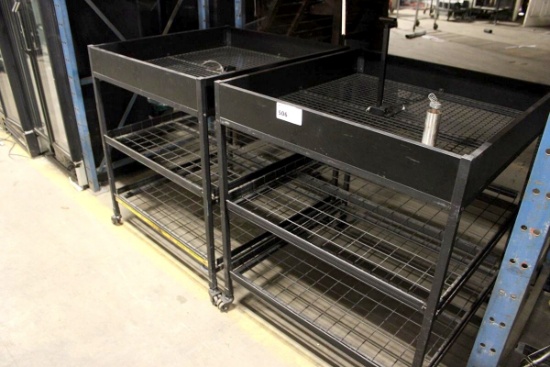 3FT X 3FT ROLLING 3-TIER BULK BIN DISPLAYS