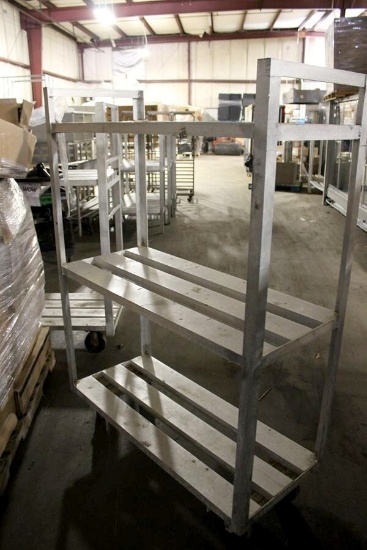 COOLER CARTS (1)48X20 3-DECK (1)57X24 2-DECK