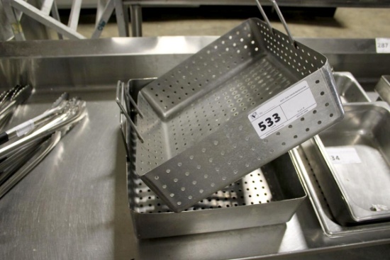 STAINLESS STEEL STRAINER BASKETS
