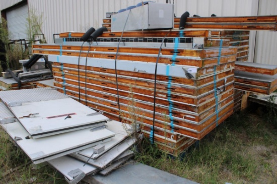 MISC COOLER PANELS (23)4FTX10FT PANELS (6)4FTX12FT PANELS - PLUS MISC DOORS AND FRAMES