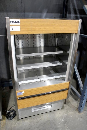 STRUCTURAL CONCEPTS OASIS B32.5525 34IN SELF CONTAINED 3-DECK OPEN AIR GRAB & GO REFRIGERATED MERCHA