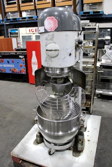 HOBART M-802 80-QUART MIXER W/ BOWL AND HOOK 200V 3PH