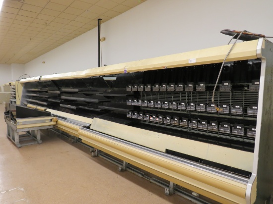 12FT HUSSMANN P4 PRODUCE CASES 2002 - REMOTE COOLED, NO COMPRESSOR