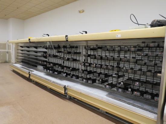 KYSOR DX6LN 5-DECK PRODUCE CASES 2010 (2-8FT, 1-12FT) - REMOTE COOLED, NO COMPRESSOR