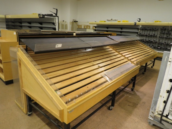 8FT SLANT PRODUCE TABLES