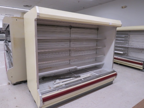 8FT HUSSMANN D5L DAIRY CASE CASE 2002 - REMOTE COOLED, NO COMPRESSOR