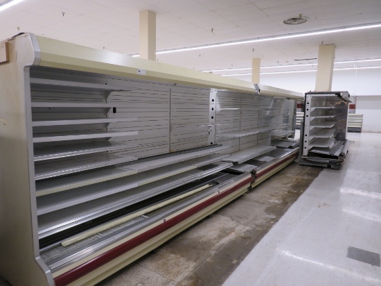 HUSSMANN D5L DAIRY CASES 2002 (1-8FT, 3-12FT) - REMOTE COOLED, NO COMPRESSOR