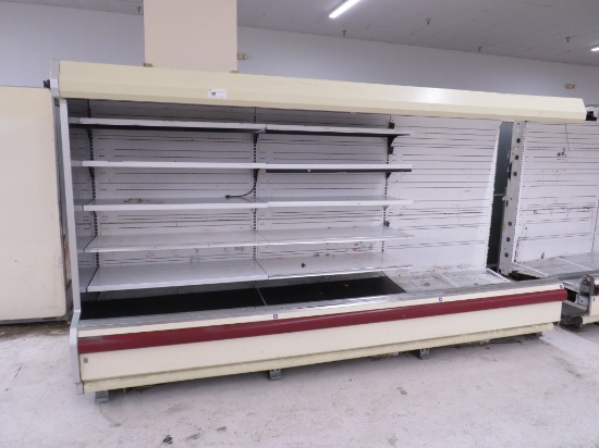 12FT HUSSMANN D5L DAIRY CASE 2002 - REMOTE COOLED, NO COMPRESSOR