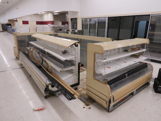 HILL/PHOENIX ONN3U 3-DECK DELI CASES 2010 (2-6FT, 2-10FT) - REMOTE COOLED, NO COMPRESSOR