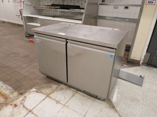 4FT SERV-WARE SELF-CONTAINED 2-DOOR WORKTOP COOLER UCR-48-HC