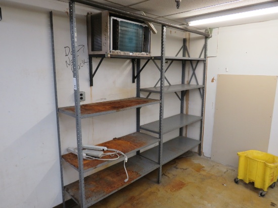 85-INCH TALL STOCK ROOM SHELVING 12IN DEEP, 4FT WIDE UNITS