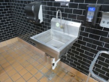 STAINLESS STEEL HAND SINK