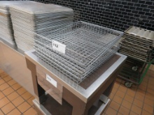 18X22 CHROME BAKERY DISPLAY BASKETS