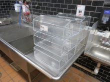 PLEXIGLASS FLIP-TOP BAKERY BINS
