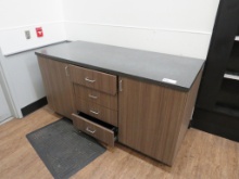 2022 6FT FLORAL COUNTER ON CASTERS