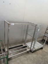 24X48 2-DECK S/STEEL COOLER CART