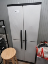 2-DOOR PLASTIC STORAGE CABINET