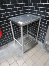 18X24 STAINLESS STEEL TABLE