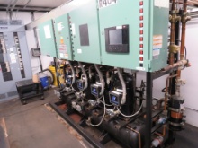 HUSSMANN COMPRESSOR RACK A 404A 208V 5-COPELAND SCROLL NO CONTROL PANEL - CAN'T BE REMOVED WHOLE