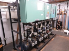 HUSSMANN COMPRESSOR RACK D 404A 208V 5-COPELAND SCROLL NO CONTROL PANEL - CAN'T BE REMOVED WHOLE