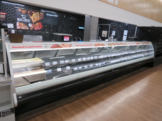 HUSSMANN SMB SERVICE DELI CASES '00 (1-8FT, 1-12FT) - REMOTE COOLED, NO COMPRESSOR
