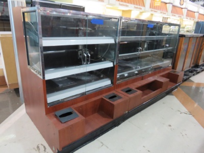10ft Glass-Door Wall Bakery Cases