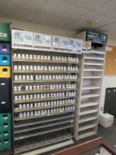 4FT CIGARETTE SHELVING, 24IN TOBACCO SHELVING - ONE LOT