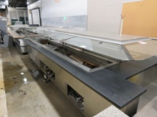 16FT BARKER SELF-CONTAINED SALAD BAR - NO COMPRESSOR