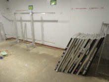 ALUMINUM COOLER SHELVING - ONE LOT