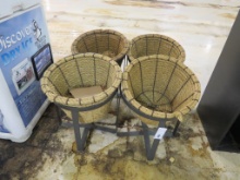 ROPE DISPLAY BASKETS