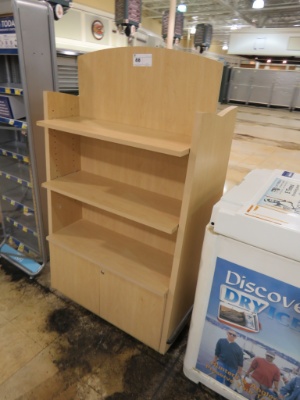 33-Inch Double-Sided Wood Display