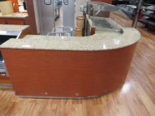 7FT BARKER CURVED CHEESE SERVICE COUNTER