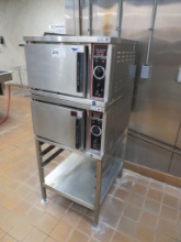 MARKET FORGE DOUBLE STEAMER WITH STAND 208V/3PH