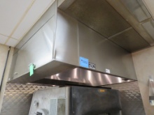 66-INCH S/STEEL EXHAUST HOOD - NO FANS