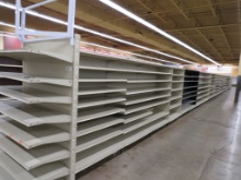 MADIX GONDOLA SHELVING 72IN TALL 20/22 - 102FT W/4FT END CAPS - SOLD BY THE FOOT