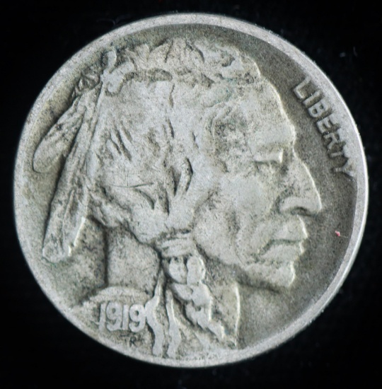 1919 D BUFFALO NICKEL COIN