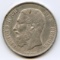 Belgium 1873 silver 5 francs good VF