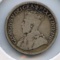 Canada 1913 silver 10 cent VG/F