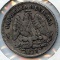 Mexico 1877 ZsS silver 25 centavos VF