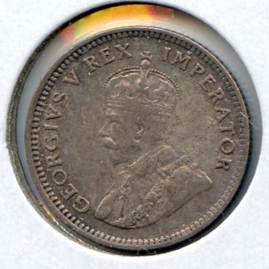 South Africa 1930 silver sixpence VF