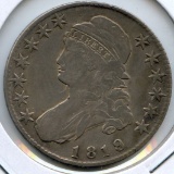 USA 1819 Bust half dollar F+
