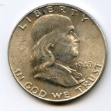 USA 1949 Franklin half dollar BU