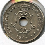 Belgium 1904 10 centimes lustrous UNC