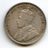 Newfoundland 1912 silver 20 cents F