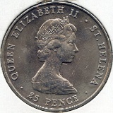 St. Helena 1980 25 pence UNC