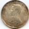 Thailand 1902 silver 1 baht XF