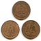 Mexico 1938-46 1 centavos, 6 pieces about XF to gem BU